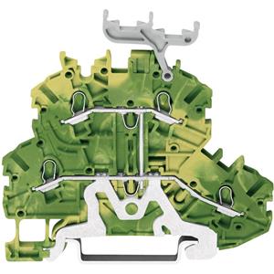 Wago 2000-2237 Aardklem 2-etages 3.50 mm Veerklem Toewijzing: Terre Groen, Geel 1 stuk(s)