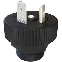 htp Ventilstecker BGRN Schwarz Pole:2 + PE Inhalt