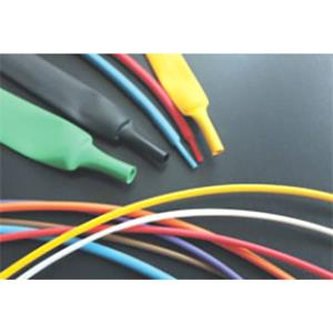 Hongshang 10476 Krimpkous zonder lijm Rood 4.80 mm 2.40 mm Krimpverhouding:2:1 per meter