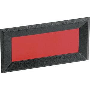 Frontframe Zwart, Rood (b x h x d) 51 x 28 x 2.3 mm  2656.8322