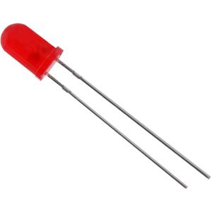 trucomponents TRU COMPONENTS 1573740 Bedrade LED Rood Rond 5 mm 280 mcd 50 ° 20 mA 2.1 V