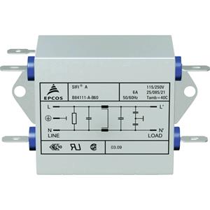 epcos TDK Entstörfilter flammhemmend 250 V/AC 20A 0.47 mH (L x B x H) 63.5 x 77 x 38.1mm 1St.