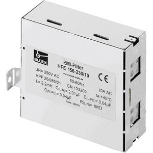 block HFE 156-230/6 Radio-ontstoringsfilter 250 V/AC 6 A (b x h) 40 mm x 85 mm 1 stuk(s)