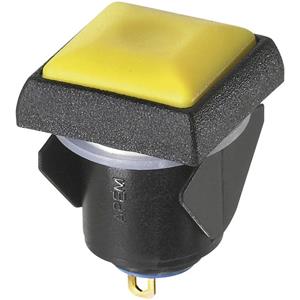 apem IQC1S4A2 Drukschakelaar 24 V/DC 0.1 A 1x uit/aan Continu 1 stuk(s)