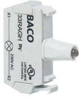 BACO 33RARL LED-element Rood 12 V/DC, 24 V/DC 1 stuk(s)