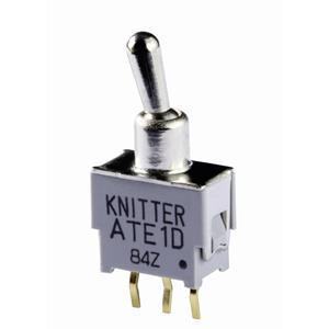 Knitter-Switch ATE 1D Tuimelschakelaar 48 V DC/AC 0.05 A 1x aan/aan Continu 1 stuk(s)