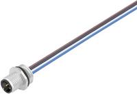 Binder Rundstecker Flanschstecker Serie (Rundsteckverbinder): 763 Gesamtpolzahl: 5