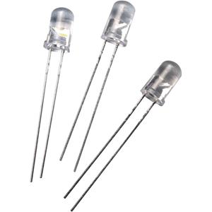broadcom HLMP-CB3B-UV0DD Bedrade LED Blauw Rond 5 mm 5500 mcd 30 ° 20 mA 3.2 V