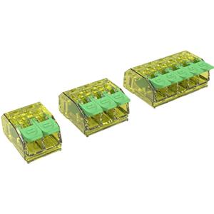 degson DG221-5.6-02P-17 14A(H) verbindingsklem flexibel: 0.14-4.0 mm² star: 0.20-4.0 mm² aantal polen: 2 1 stuks transparant, geel-groen