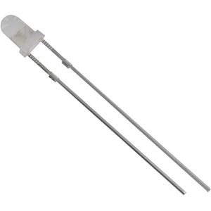 trucomponents TRU COMPONENTS 1573705 Bedrade LED Wit Rond 3 mm 1800 mcd 60 ° 20 mA 3.1 V