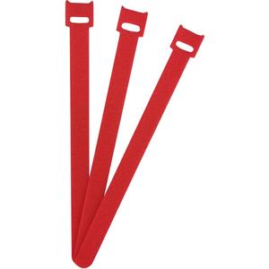fastech ETK-3-200-1339 Klittenband kabelbinders Om te bundelen Haak- en lusdeel (l x b) 200 mm x 13 mm Rood 1 stuk(s)
