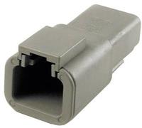 teconnectivity Rundstecker Stecker, gerade Serie (Rundsteckverbinder): DTP Gesamtpolzahl: 2 1