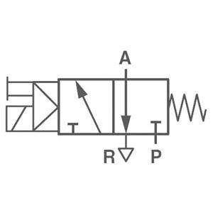 norgren Mechanisch bedienbaar pneumatisch ventiel V51B417A-A213J 24 V/DC Materiaal (behuizing) Aluminium Afdichtmateriaal NBR 1 stuk(s)
