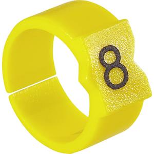 teconnectivity TE Connectivity STD12Y-P Markeerclip Opdruk P Buitendiameter 4.50 tot 6 mm 4-1768045-0