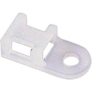 TRU COMPONENTS TC-HC0203 Bevestigingssokkel Schroefbaar 1593052 Wit 1 stuk(s)