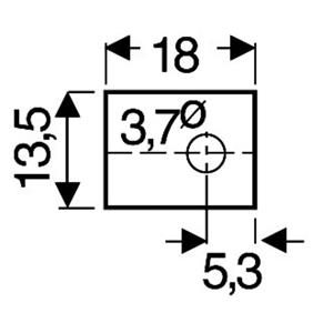 fischerelektronik Fischer Elektronik GS 66 P Mica schijf (l x b) 18 mm x 13.5 mm Geschikt voor TOP-66 1 stuk(s)