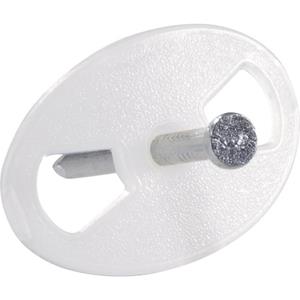 Jäger Direkt 700840 Nagelscheibe 700840 Bündel-Ø-Bereich 20mm (max) Natur