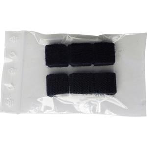 trucomponents TRU COMPONENTS 682-330-Bag Klittenband vierkanten Om vast te plakken Haak- en lusdeel (l x b) 20 mm x 20 mm Zwart 4 paar