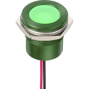 apem LED-signaallamp Groen Vlak 24 V/AC, 24 V/DC 9.0 V Q22F5AGXXSG24AE