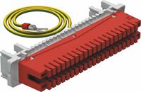 OBO Erdungsleiste LSA-E-LEI 34polig für LSA Plus Rot Inhalt: 1St.