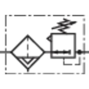 Norgren Filterregler 1/4  Druckluft Betriebsdruck (max.) 10 bar