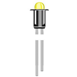 Oshino MD-302Y LED-signaallamp Geel 2.1 V/DC MD-302Y