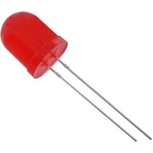 trucomponents TRU COMPONENTS 1573763 Bedrade LED Rood Rond 10 mm 550 mcd 50 ° 20 mA 2.1 V