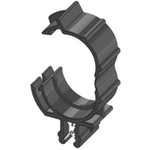 wkk Kantenclip steckbar Bündel-Ø (Fest)=17mm hitzestabilisiert, Kabelbündelung längs d