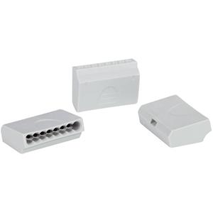 hellermanntyton 148-90018 Verbindingsklem Flexibel: 0.5-1.5 mm² Massief: 0.5-1.5 mm² Aantal polen: 8 1 stuk(s) Grijs