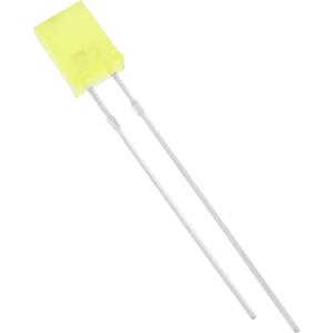 trucomponents TRU Components 1577350 LED bedrahtet Gelb Rechteckig 2 x 5mm 150 mcd 120° 20mA