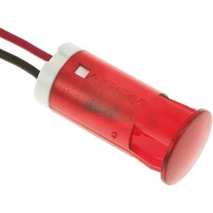 APEM QS123XXR24 LED-signaallamp Rood 24 V/DC QS123XXR24