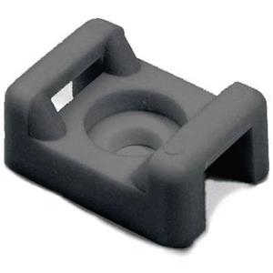 hellermanntyton CTM0-PA66-BK Befestigungssockel schraubbar, nieten Schwarz