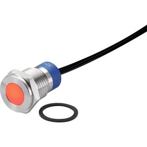 trucomponents TRU COMPONENTS LED-lamp Rood 12 V