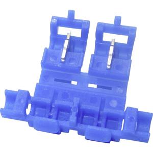 trucomponents TRU COMPONENTS 1583030 Aftakconnector Flexibel: - Massief: - Aantal polen: 2 1 stuk(s) Blauw