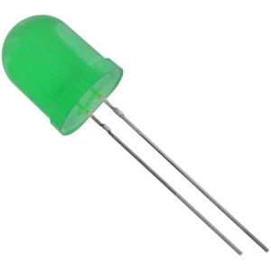 trucomponents TRU COMPONENTS 1573765 Bedrade LED Groen Rond 10 mm 330 mcd 50 ° 20 mA 2.1 V