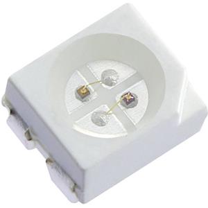 kingbright KAA-3528SURKSYKS SMD-LED meerkleurig PLCC4 Rood, Geel 100 mcd, 240 mcd 120 ° 20 mA 1.95 V, 2 V