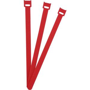 fastech ETK-3-250-1339 Klittenband kabelbinders Om te bundelen Haak- en lusdeel (l x b) 250 mm x 13 mm Rood 1 stuk(s)