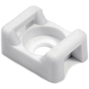 hellermanntyton CTM1-PA66-WH Befestigungssockel schraubbar, nieten Weiß