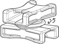HellermannTyton DSWS5-HS-BK-L1 Befestigungselement 151-06502