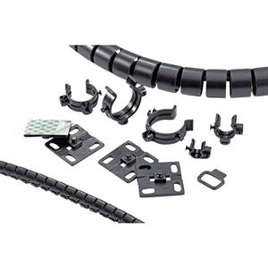 hellermanntyton HWBASEA-PA66HIRHS-BK Klebesockel selbstklebend Bündel-Ø (Fest)=13mm schl