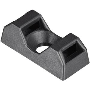 HellermannTyton CTQM5-PA66-BK-C1 Befestigungssockel schraubbar 151-10930 4fach einfädeln Schwarz