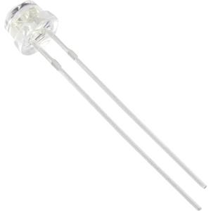 trucomponents TRU Components 1577471 LED bedrahtet Gelb Flachkant 5mm 625 mcd 120° 20mA