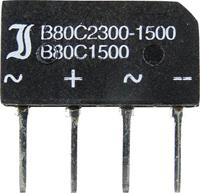Diotec B250C1500B Bruggelijkrichter SIL-4 600 V 2.3 A Eenfasig