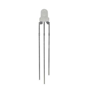 L-115VGYW LED meerkleurig Groen, Geel Rond 3 mm 30 mcd, 24 mcd 60 ° 24 mA 2.2 V, 2.1 V