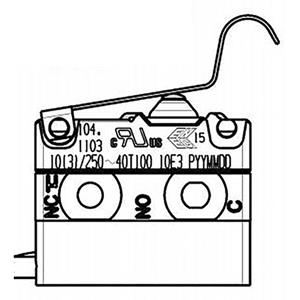 Marquardt 1048.6113 Klikschakelaar 1048.6113 250 V/AC 10 A 1x aan/(aan) IP67 Moment/moment 1 stuk(s)