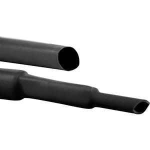 hongshang ART002333 Krimpkous zonder lijm Zwart 9 mm Krimpverhouding: 3:1 per meter