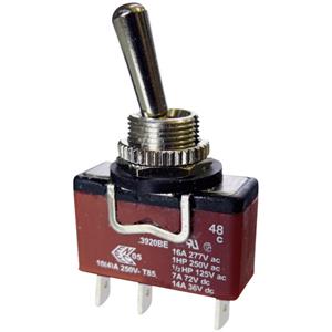 arcolectric C3920BEAAA Tuimelschakelaar 250 V/AC 10 A 1x aan/uit/aan IP67 Continu/0/continu 1 stuk(s)