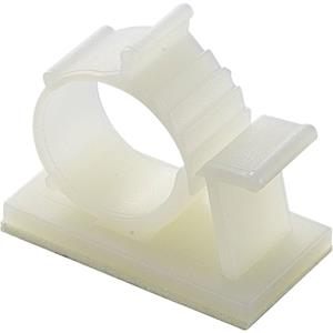 trucomponents Befestigungssockel selbstklebend Bündel-Ø-Bereich 15 bis 19mm Natur