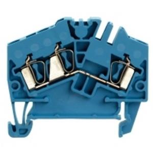 Weidmüllerler Durchgangs-Reihenklemmen ZDU...-2 blau ZDU 2.5-2/3AN BL 1706040000 Atoll-Blau