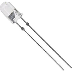vishay TLHK5100 Bedrade LED Rood Rond 5 mm 1.4 cd 18 ° 30 mA 2 V